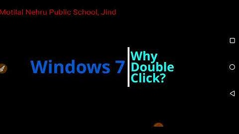 Class-7 Computer Chapter-2(Windows 7)