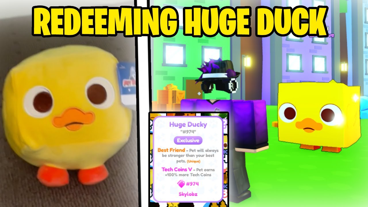 Redeeming Huge Ducky In Pet Simulator X!! 😱 - Youtube