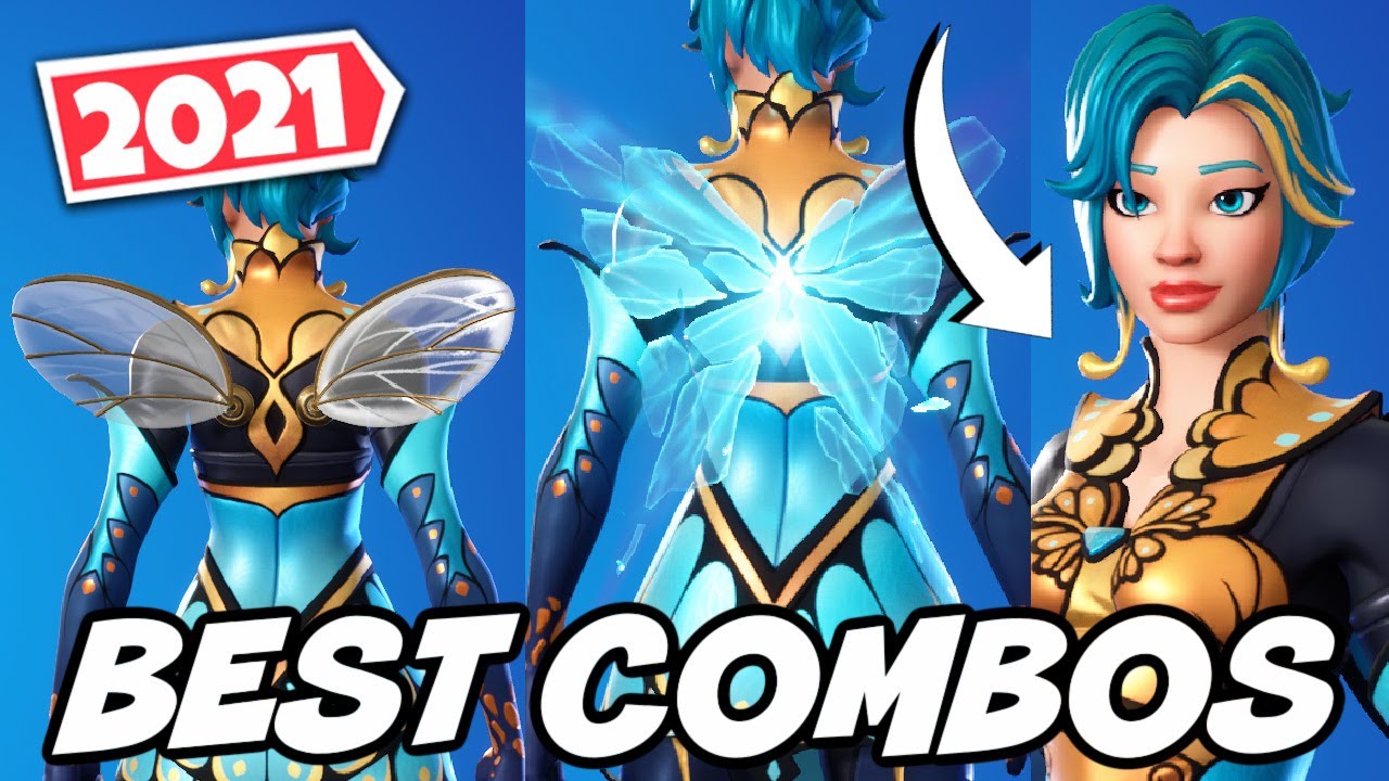BEST COMBOS FOR THE FLUTTER SKIN (2021 UPDATED)! Fortnite YouTube