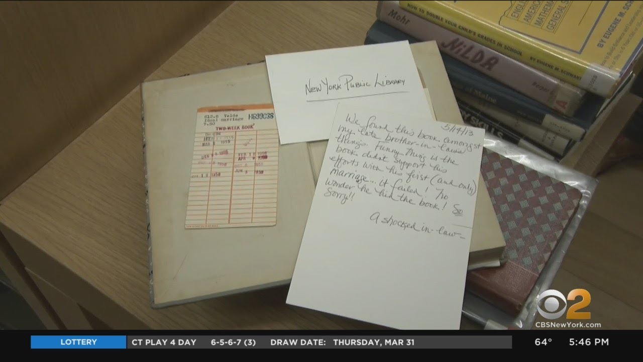 New York Public Library eliminates late fees YouTube