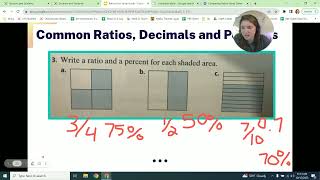 Math 6A: Unit 4 Lesson 7 Ratios to Percents