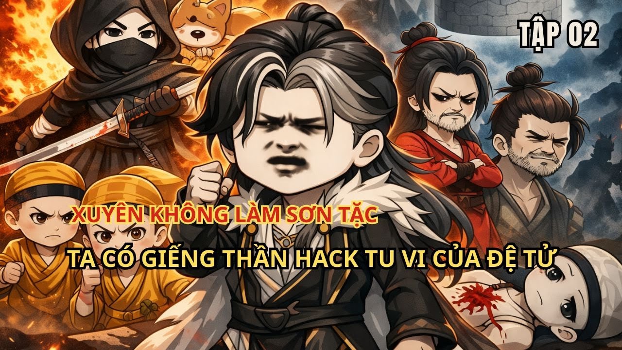 Xuyên Không Làm Sơn Tặc: Ta Có Giếng Thần Hack Tu Vi Của Đệ Tử | Tập 2 | HOẠT HÌNH VUI NHỘN VIETSUB