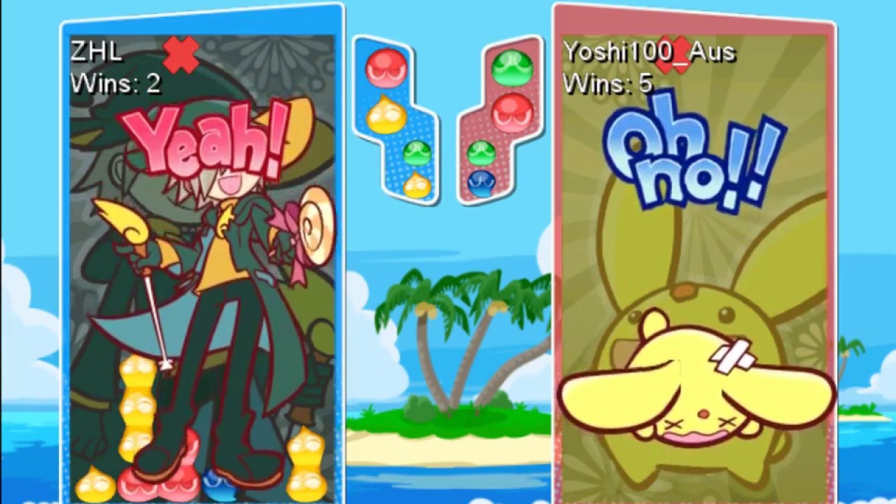 I actually BEAT Yoshi100_Aus LEGIT??? IN PUYO PUYO???