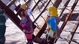 When the Fake Yiga encounters the Fake Zelda