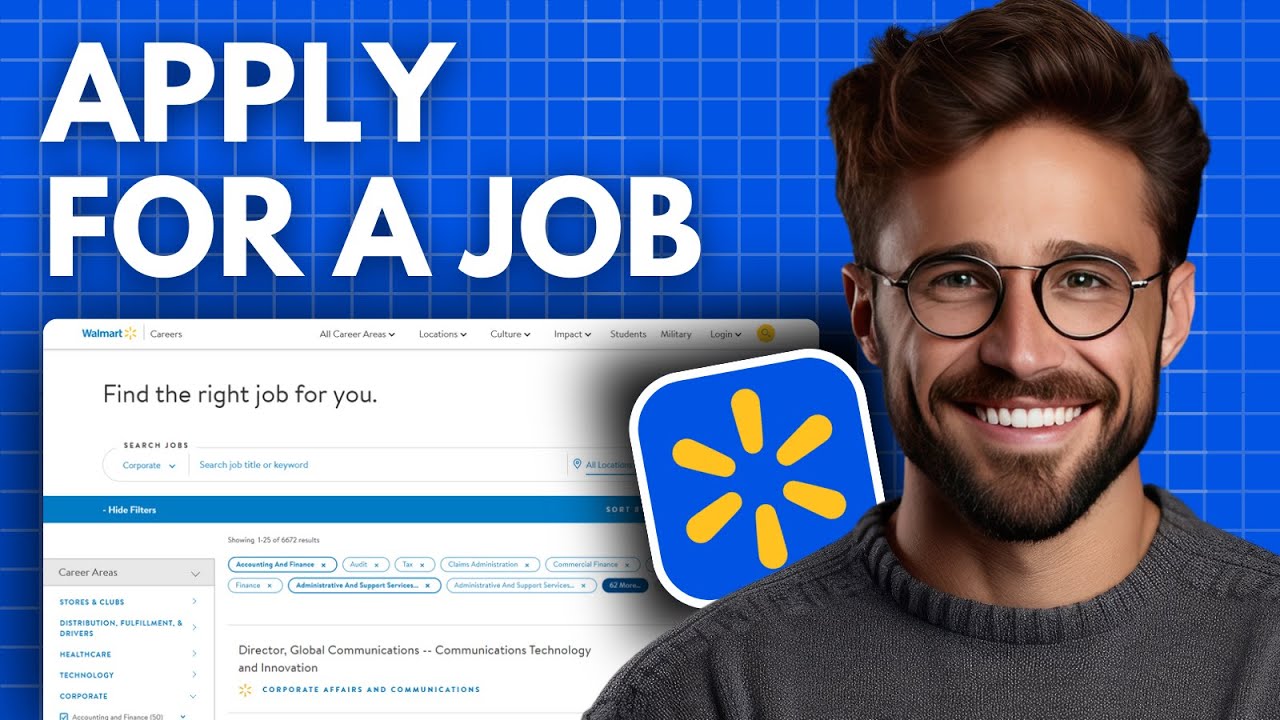 How to Apply For a Job at Walmart - Step by Step - YouTube