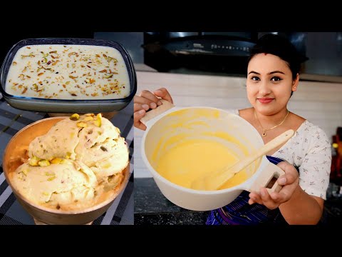 How to make Vanilla ICE-CREAM at Home 🍨  घर पर Ice-Cream कैसे बनाएं 