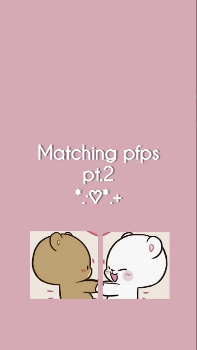 cutest matching couple/bff profile pictures .⁠｡⁠*⁠♡ #aesthetic #profilepic #pfp