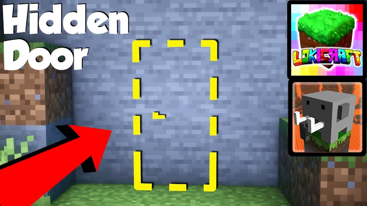 How To Make EASY HIDDEN DOOR in Lokicraft & Craftsman