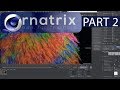 Ornatrix Cinema 4d tutorial. Part 2. Redshift Hair Mtl. C4D Noise and BodyPaint3d. #StayHome