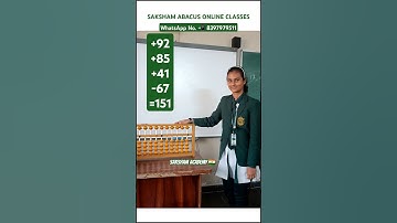 Abacus- Building Focus for Academic Excellence  #learn #kids #abacus #maths #amazing #shorts