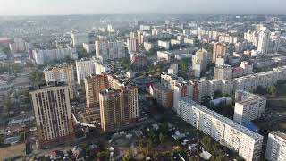 Барнаул с высоты, Партизанская - Ядринцева, сентябрь 2022