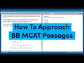 How to approach biology and biochemistry passages on the mcat  mcat strategy