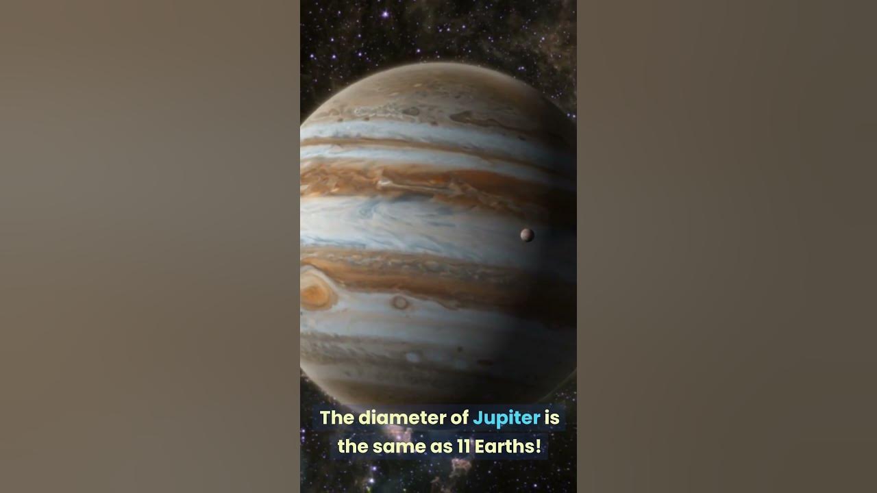 Diameter of jupiter how big is it youtube