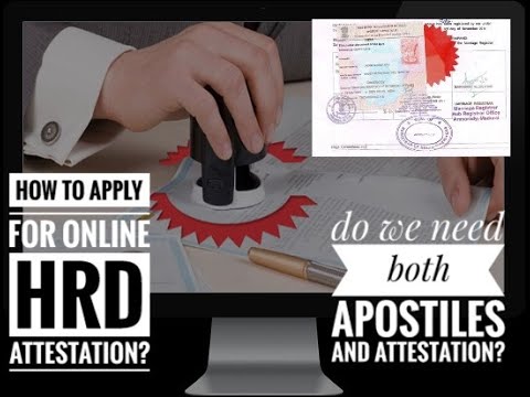 How to apply for HRD Attestation/Apostils?|e-sanad|online|airopa|tamil|explained.