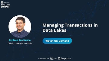 Managing Transactions in Data Lakes - Joydeep Sen Sarma, CTO & Co-founder, Qubole