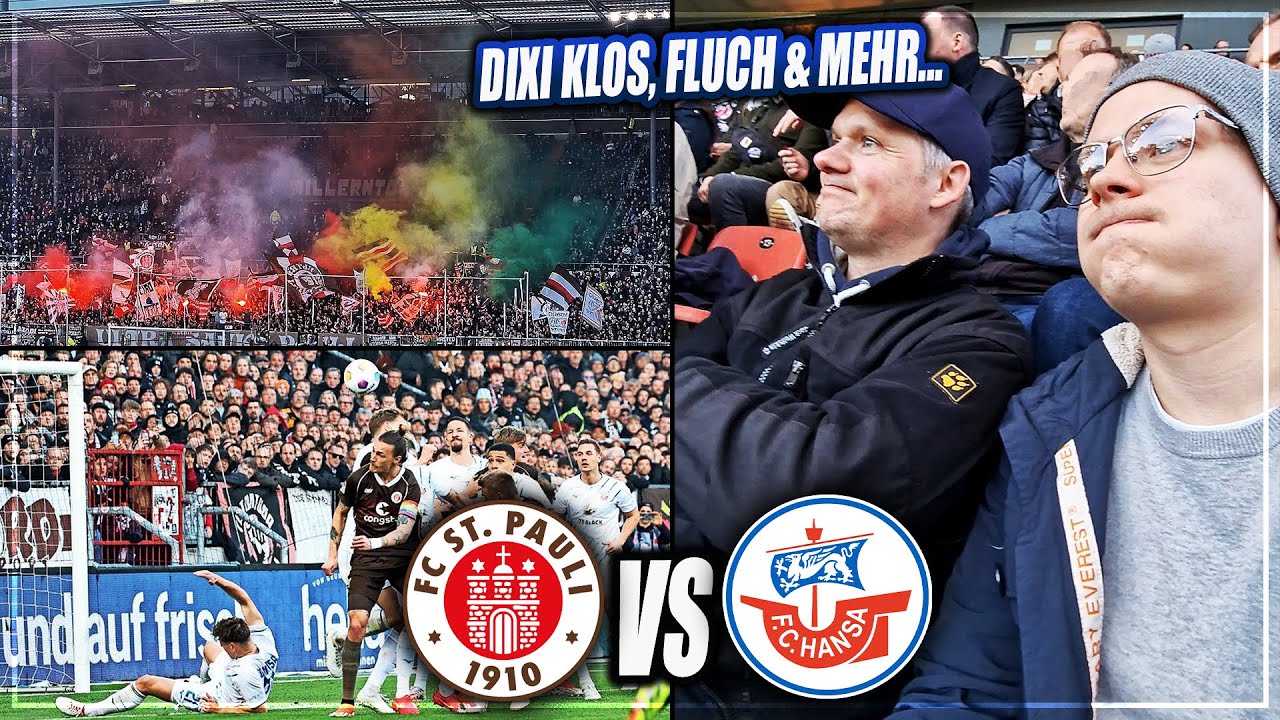 FLUCH AM MILLERNTOR GEHT WEITER St Pauli   Hansa Rostock Stadion Vlog  Erzrivalen Nordduell