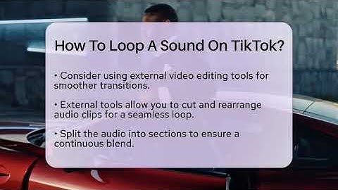 How To Loop A Sound On TikTok? - Everyday-Networking