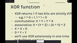 [CS161 FA25] Midterm Cryptography Review