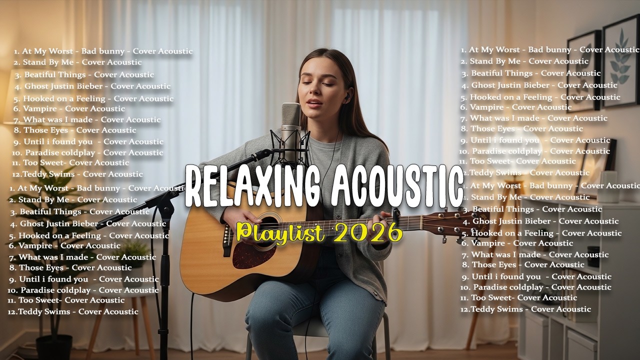 Relaxing Acoustic Playlist 2026🔥🎧| Chill Vibes Playlist | Viral TikTok Song 2026 ~ those Eyes,Golden