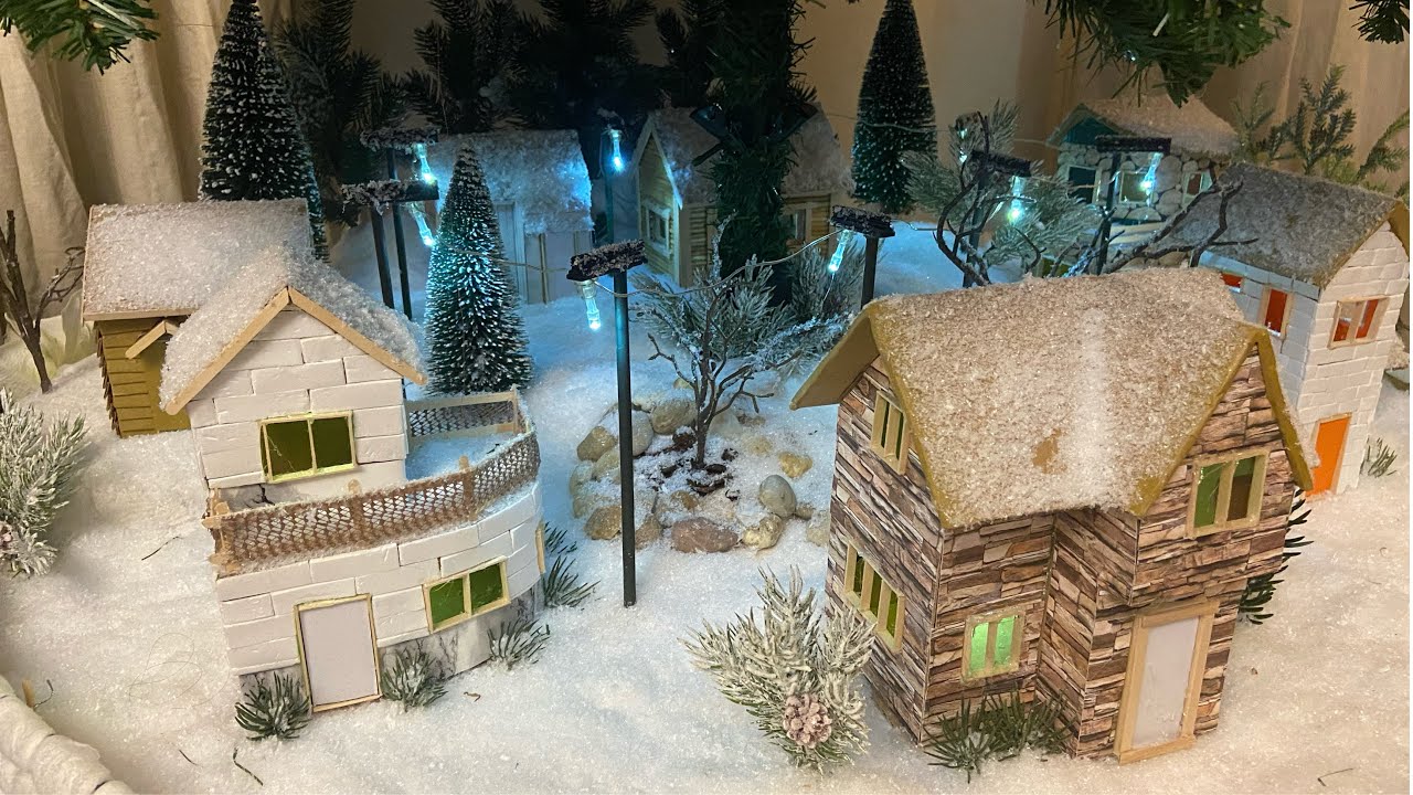 Creating a Christmas Village - A Home Crafter