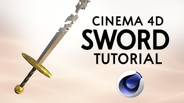 Cinema 4D Tutorial - Model and Break a Sword!