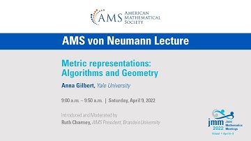 Anna Gilbert "Metric Representations: Algorithms and Geometry"