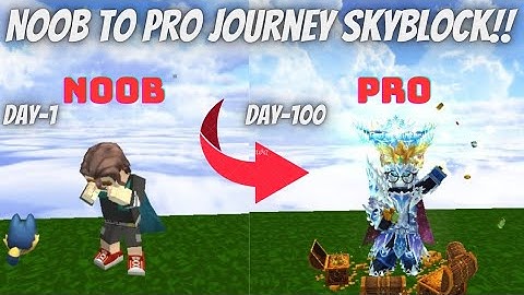 😍STARTING THE NOOB TO PRO JOURNEY🤑 ll GOT MY FIRST PET SKYBLOCK BLOCKMAN GO!! (part-1)