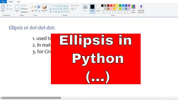 PYTHON TUTORIAL:ELLIPSIS IN PYTHON|WHAT IS THREE DOTS IN PYTHON|DOT-DOT-DOT IN PYTHON