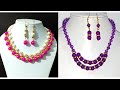 3 DIY pearl necklace sets making with simple steps