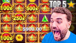 TOP 5 RECORD MAX WINS ON SLOTS! (GATES OF OLYMPUS, 5 LIONS MEGAWAYS & MORE!) screenshot 1