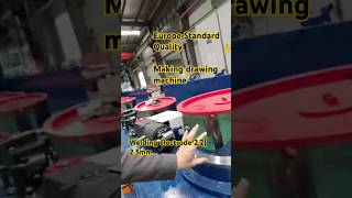 Welding electrode 2.2|2.5mm drawing machine Online Cutting 365m/min #wiredrawing #drawingmachine