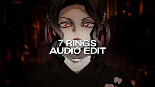 7 rings - ariana grande [edit audio]