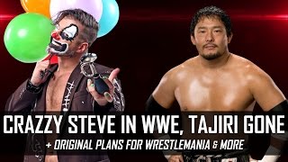 Crazzy Steve to WWE, Tajiri Gone, WrestleMania 33 Original Plans & More (Smack Talk 282 Hot Tags)