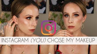 INSTAGRAM PICKS MY MAKEUP LOOK | You Chose, I Created Get Ready With Me