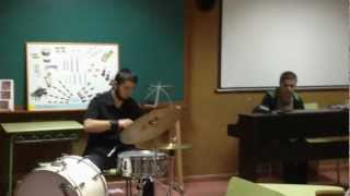 Fusión Drum&amp;Piano - Julian y Josele (IMPROVISACIÓN)
