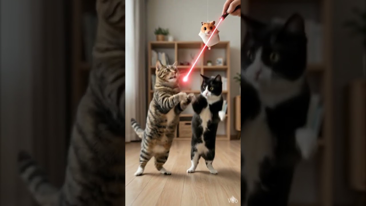 Hunting instinct, Cute Cat & Cute Emoticon 