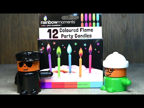 Coloured Flame Birthday