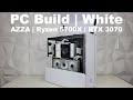 Gaming pc build  white  azza 808wm  5700x  noctua nhu12a  x570s aero g  rtx 3070 vision