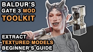 Extract Textured Models in Mod Toolkit | Baldur