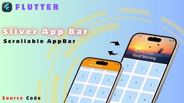 How to scroll app bar in flutter | Flutter Scrollable App Bar | SliverAppBar with GridView