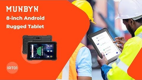 MUNBYN IRT01 Rugged Android Tablet | Focus on Improving Field Efficiency