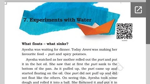 Class 5 EVS | Chapter 7 | Experiment With Water | Part 3 | NCERT