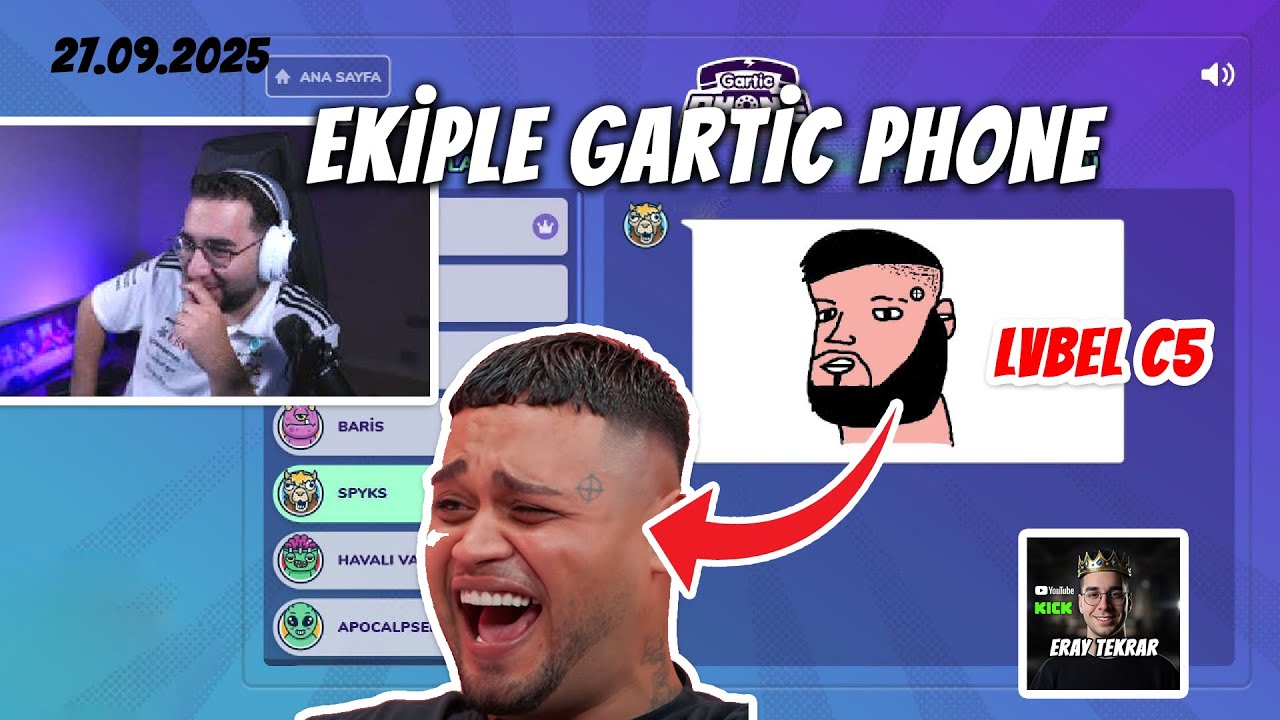 LVBEL C5 ÇİZİMİ ERAY'I ÇILDIRTTI! | GARTİC.IO