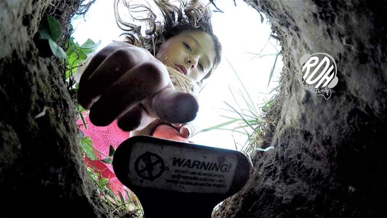 Digging deep holes Metal detecting