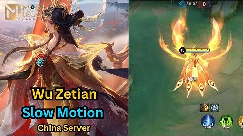 New Hero Wu Zetian Slow Motion | China Server | Mobile Legends