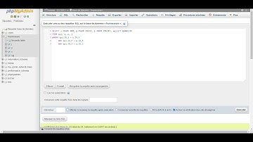 Part #2 Interroger une base de donnée, Manipulé les requêtes avec XAMPP (phpMyAdmin)