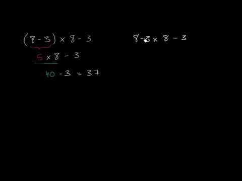 ფრჩხილებიანი და უფრჩხილო გამოსახულებების ამოხსნა