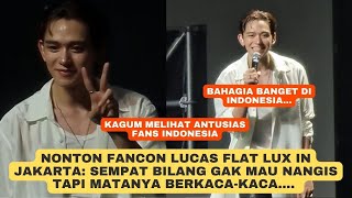 Nonton Fancon Lucas Flat Lux In Jakarta - Nangis Nyanyiin Lagu Every Day Every Moment Paul Kim