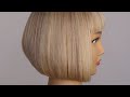 Layered bob haircut tutorial for beginners  you will learn how to cut a stacked bob haircut