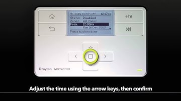 MiTime - How to Set the Holiday Mode